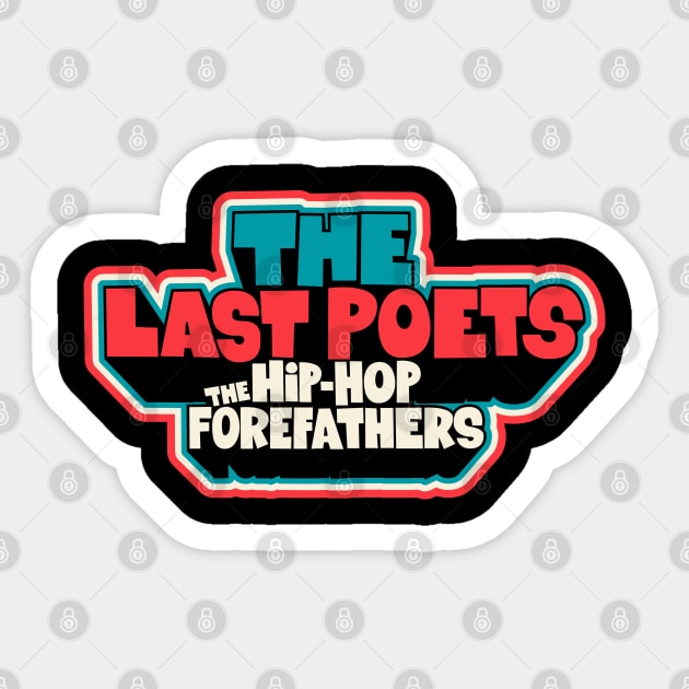 The Last Poets - Pioneers of Hip Hop and Champions for Black Rights Sticker by Boogosh